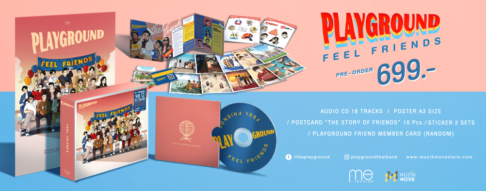 PRE-ORDER CD ALBUM Playground feel friend