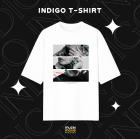 T-Shirt Over Size INDIGO - White