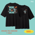 T-Shirt Drunk Pai ONEONE - Black	
