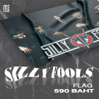 FLAG SILLY FOOLS ฝัง จำ จม -Black