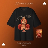 T-Shirt 4QUEENS BOWKY LION -Black