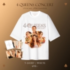 T-Shirt 4 QUEENS CONCERT - White