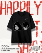 T-SHIRT HAPPILY - Black