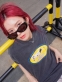 T-SHIRT BEAN NAPASON JUST A COW - Black