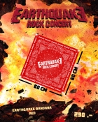 Earthquake Bandana  Red