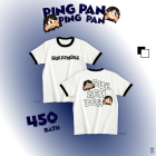 T-SHIRT PINGPINGPUNPUN - WHITE CAT25