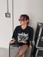 T-SHIRT BEAN MOTOR CYELES (เสื้อดำฟอก)