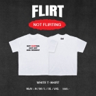 Pre-Order T-SHIRT FLIRT OVERSIZED-WHITE