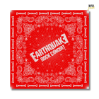 Earthquake Bandana Red