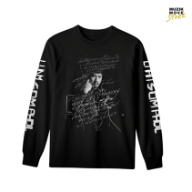 Lham Somphol Hard Writing Black Long Sleeve T-Shir...