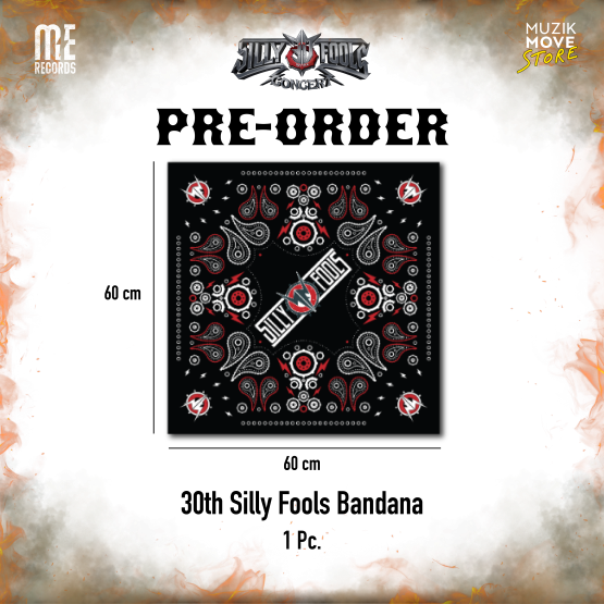 Pre-Order 30th Silly Fools Bandana